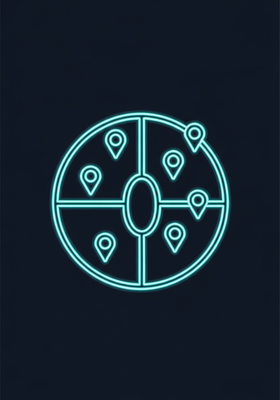 Map showing IP address discovery with geolocation data and reputation scoring across your infrastructure